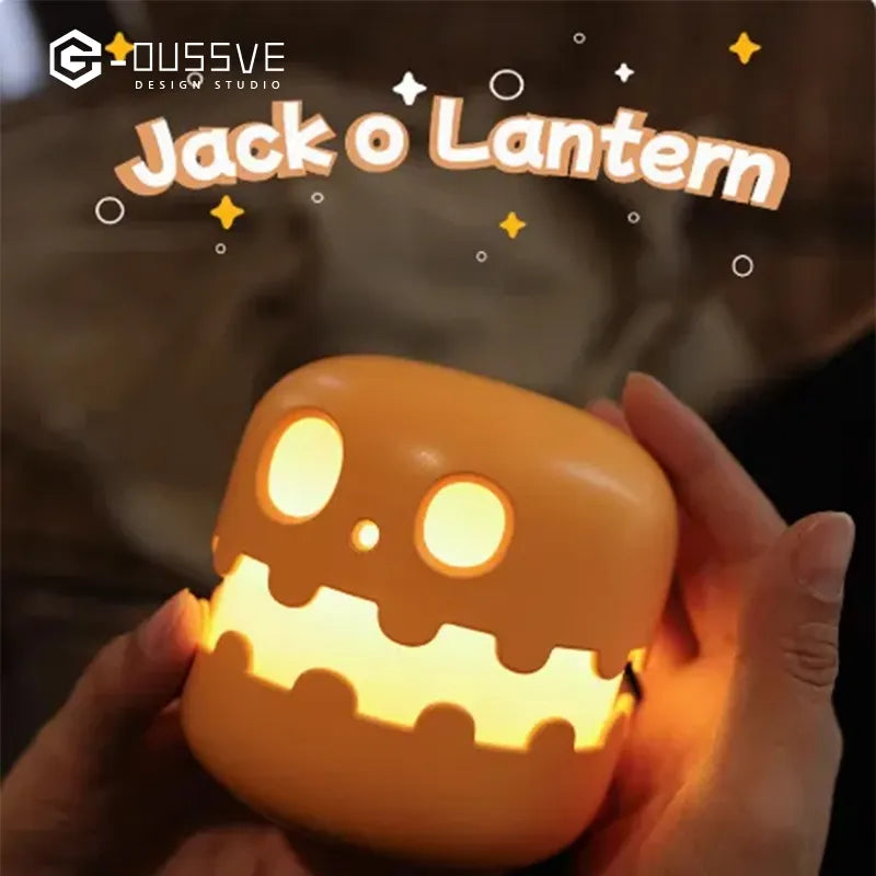 🎃 Pompoen Nachtlampje - Oplaadbare Halloween Lamp 🔋 Perfect Halloween Decoratie Cadeau 🎁