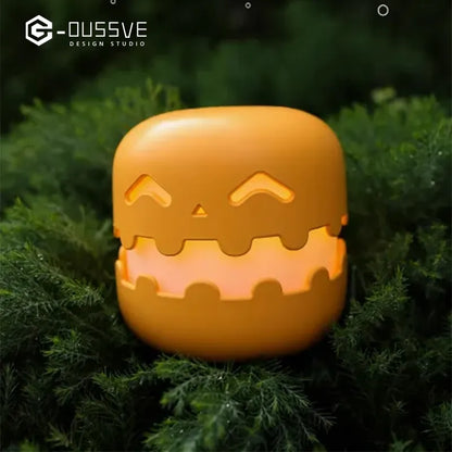 🎃 Pompoen Nachtlampje - Oplaadbare Halloween Lamp 🔋 Perfect Halloween Decoratie Cadeau 🎁