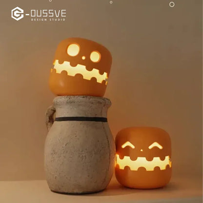 🎃 Pompoen Nachtlampje - Oplaadbare Halloween Lamp 🔋 Perfect Halloween Decoratie Cadeau 🎁