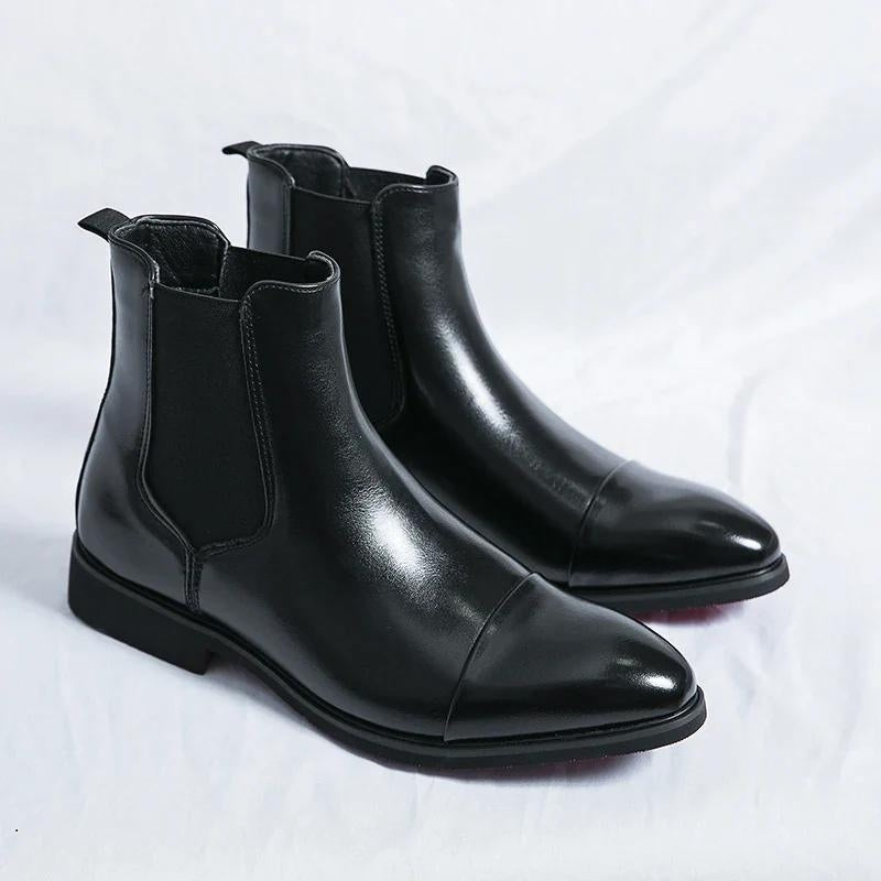 Ruzzo™ | Leren Chelsea Boots