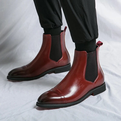 Ruzzo™ | Leren Chelsea Boots